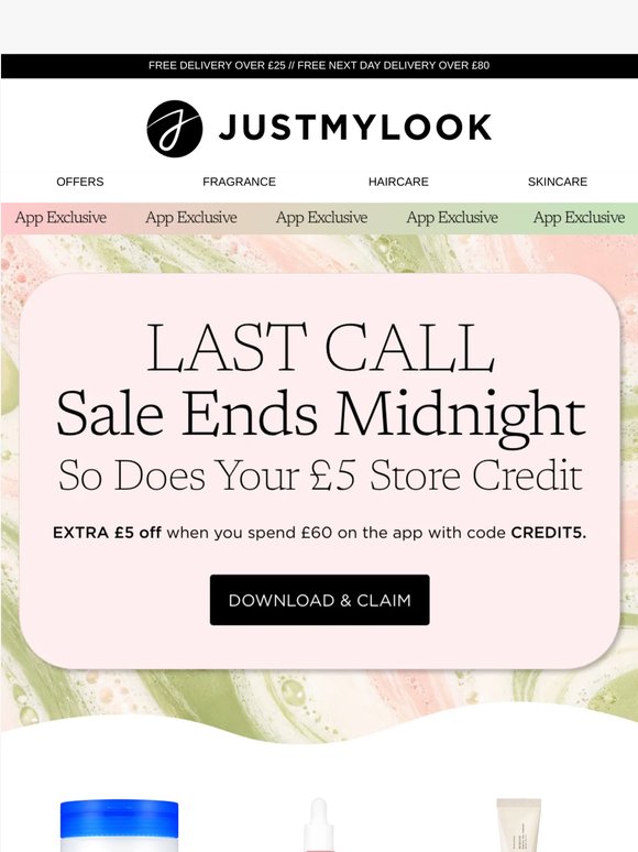 REMINDER: sale & store credit ends midnight 🚨