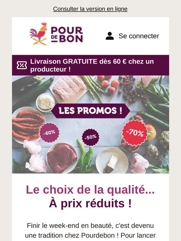 Le rendez-vous promo du dimanche !