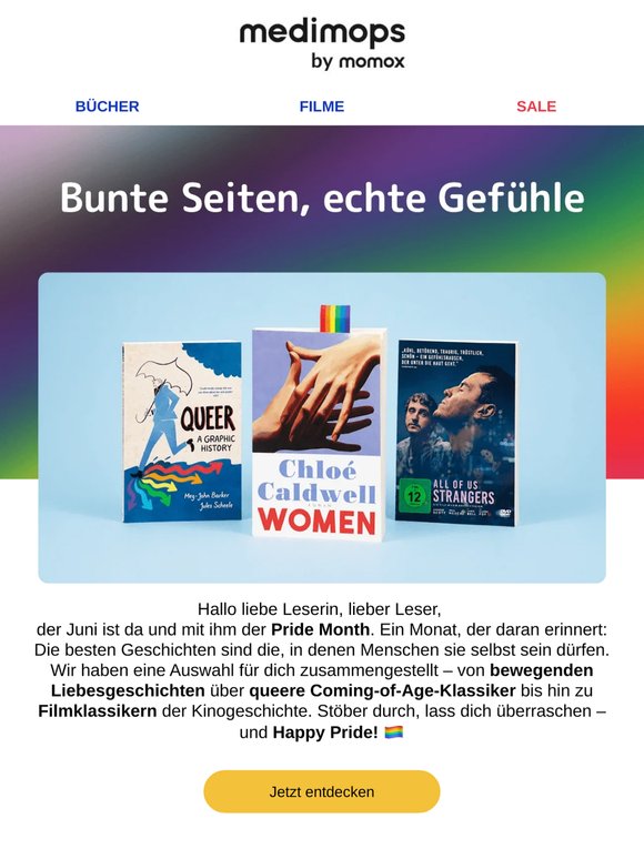 Queer, bunt, unbedingt lesenswert 🏳️‍🌈