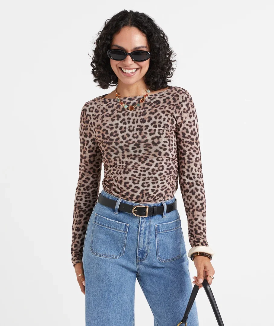 MESH LONGSLEEVE TOP