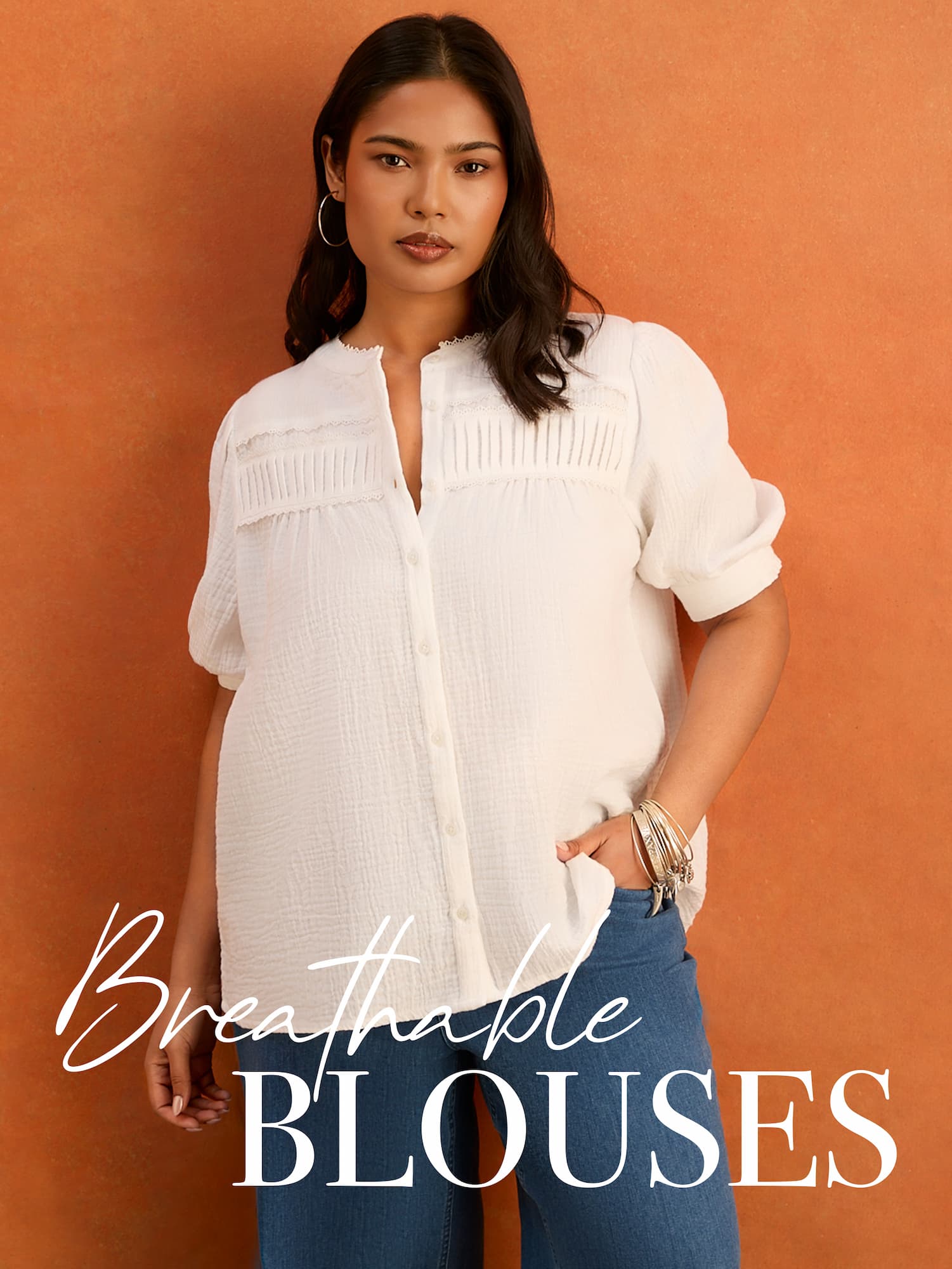 White Cheesecloth Pintuck Detail Short Sleeve Blouse