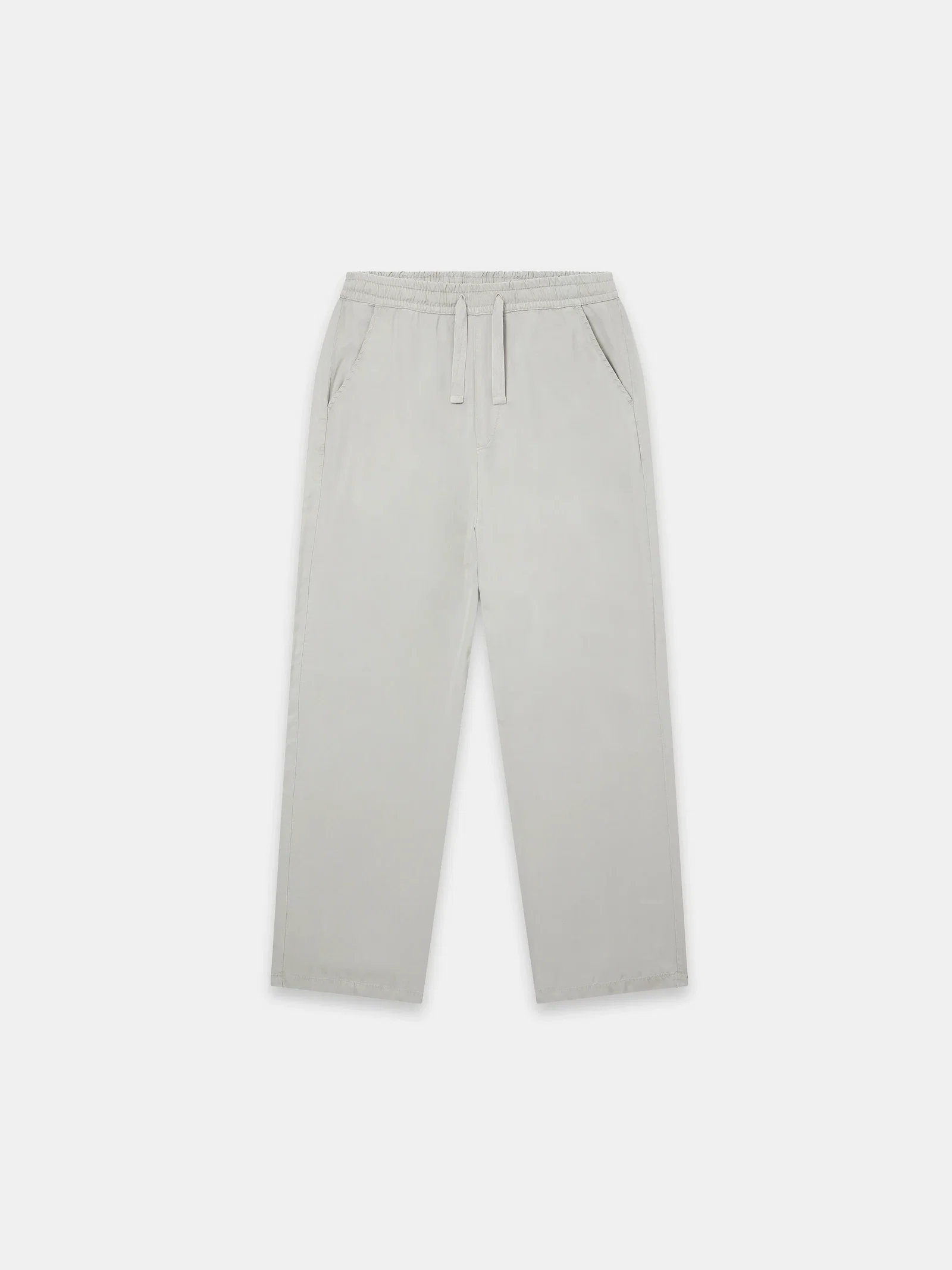 Judd Drawstring Trouser in Light Grey