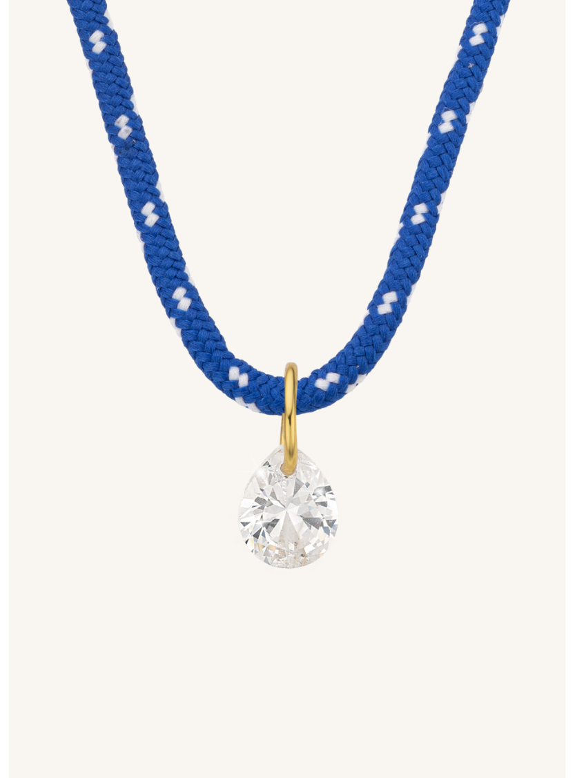 COLLIER - BLUE PEAR
