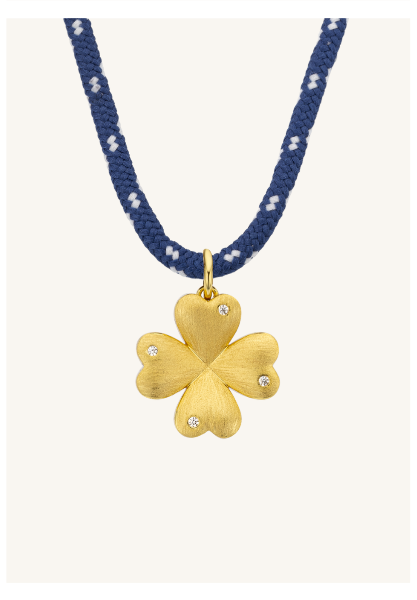 COLLIER - NAVY LUCKY BABY