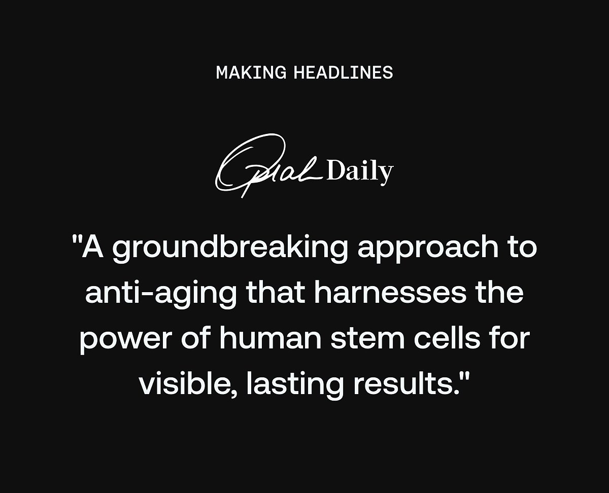 A groundbreaking approach to anti-aging using human stem cells for visible, lasting results.