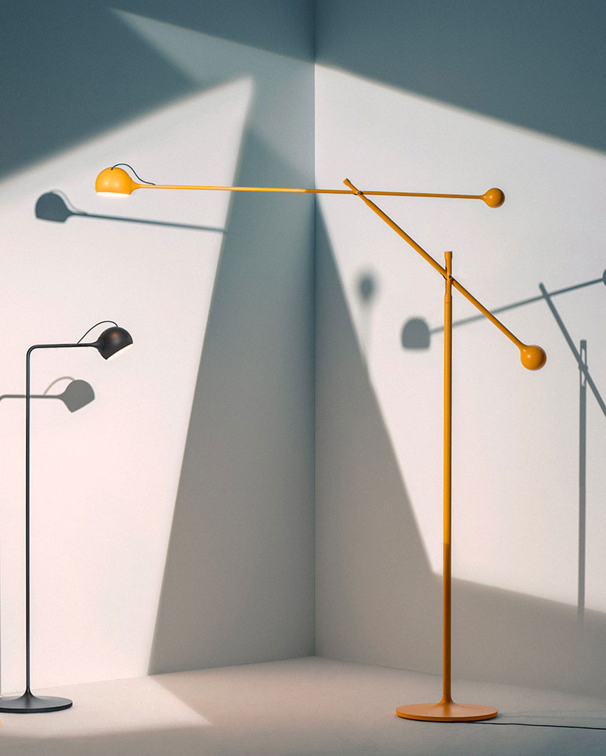 Introducing the Artemide Ixa Floor Lamp - a modern classic