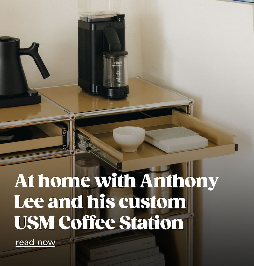 Design Stories: Anthony Lee's custom USM Haller Coffee Station
