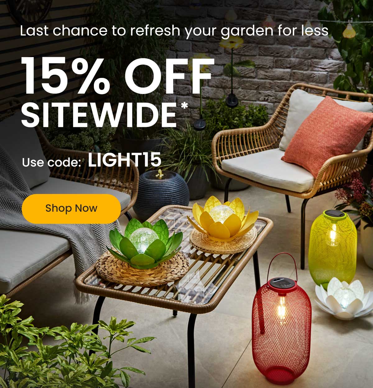 15% off sitewide | use code: LIGHT15