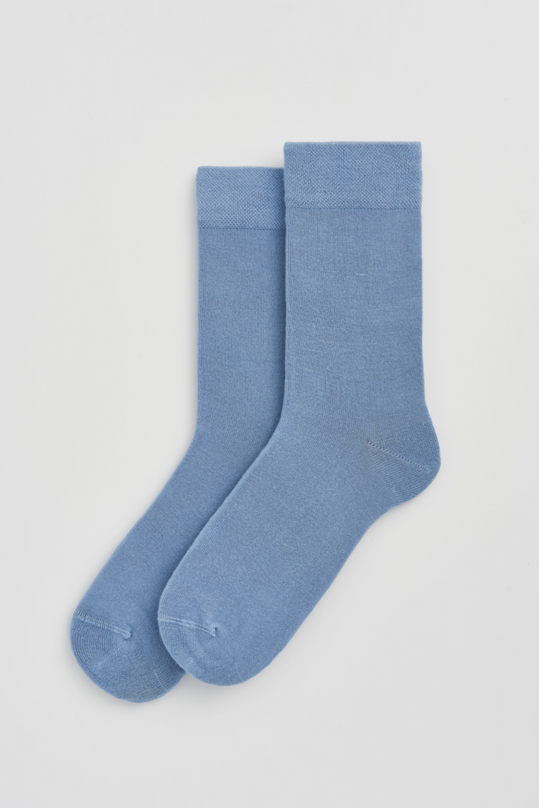 Morning Blue Bamboo Socks