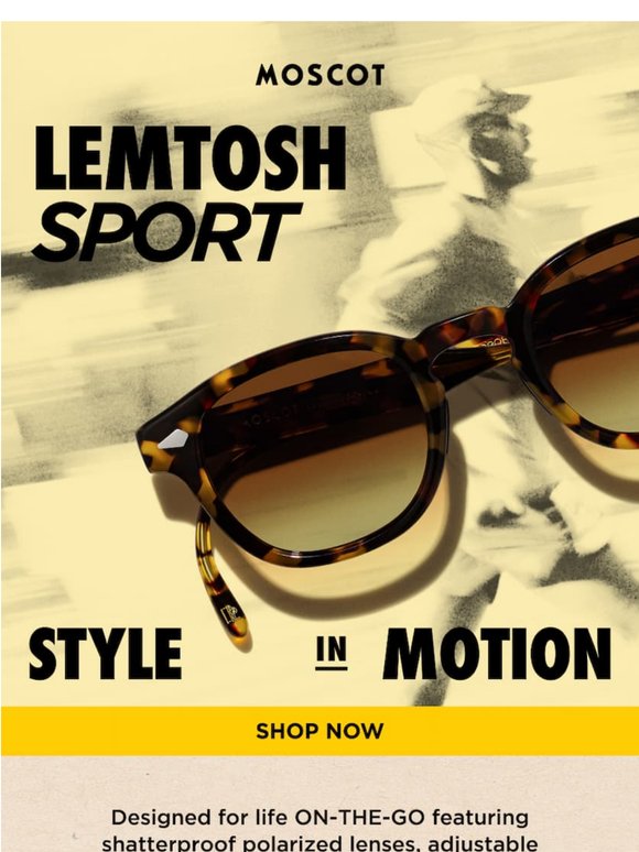 Built for Sport. Still a LEMTOSH.