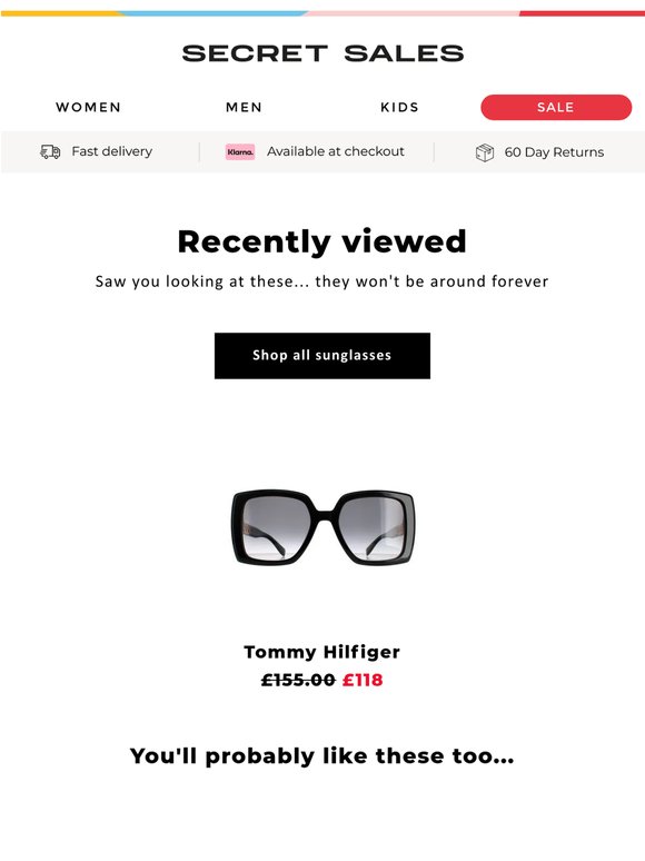 Discover amazing prices on best-selling sunglasses