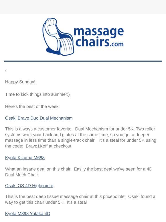 Massage Chairs For Busy People #240