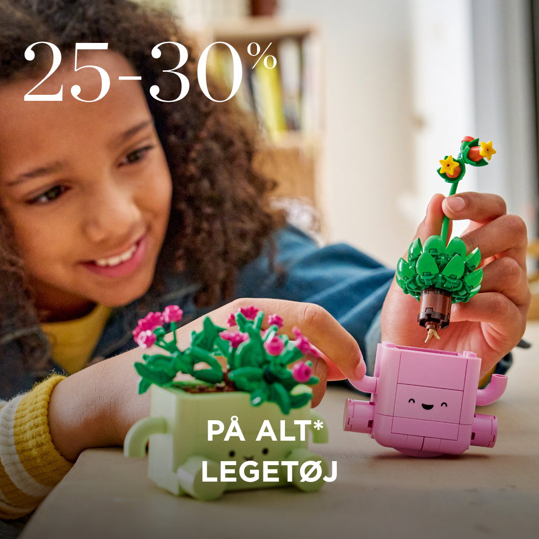25-30% på alt* legetøj
