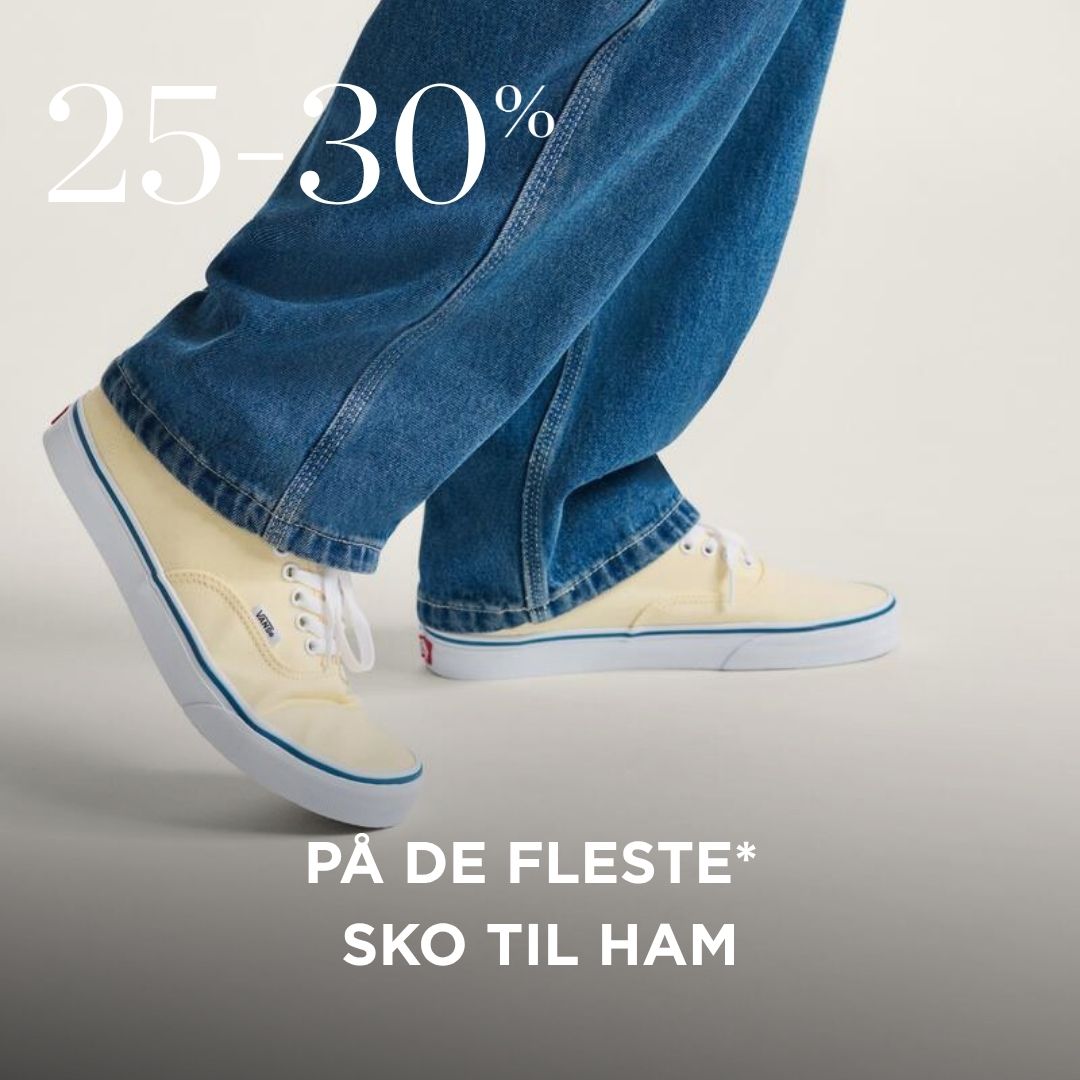 25% på alle* børnesko
