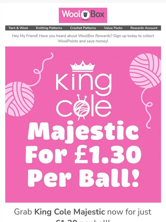 King Cole Majestic, Now 57% Off! 😮