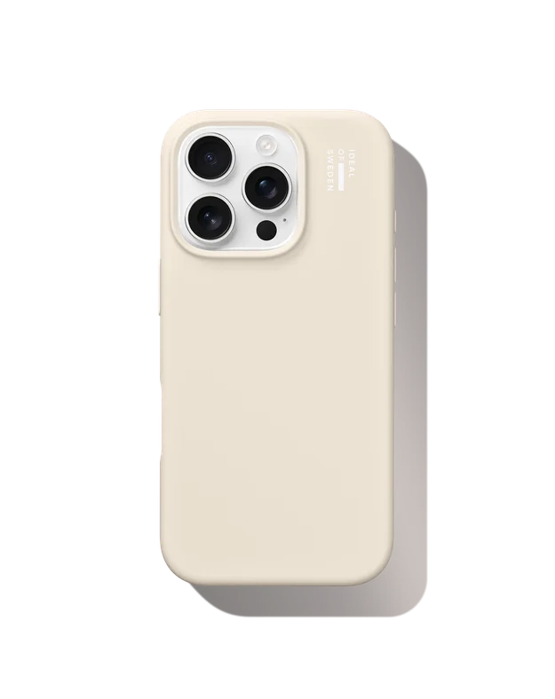 Silicone Case MagSafe iPhone 16 Pro Cloud Dancer