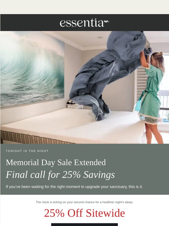 Ends Tonight. No Extensions.