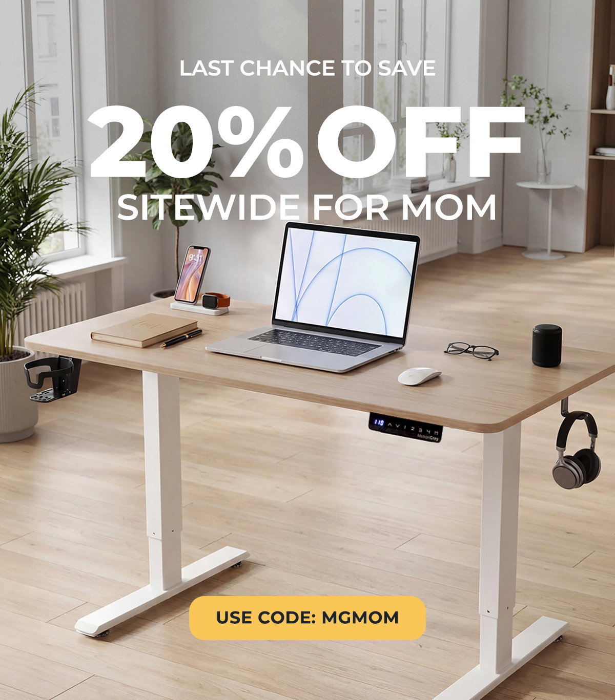 Last chance to save, 20% off sitewide