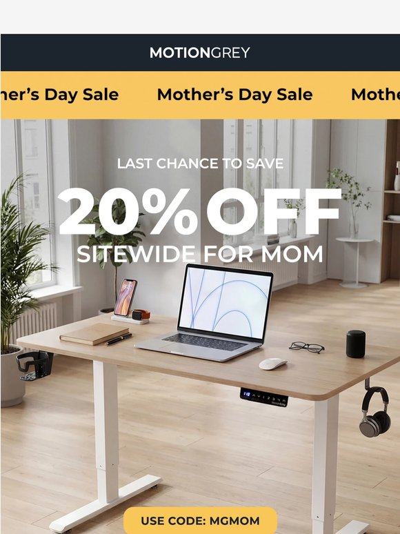 Final Hours: 20% Off Sitewide for Mom