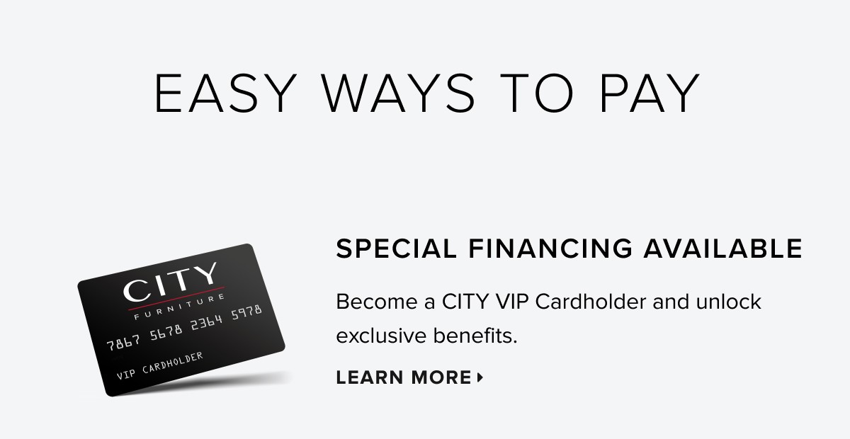 Easy ways to pay with CITY VIP credit card. Learn more