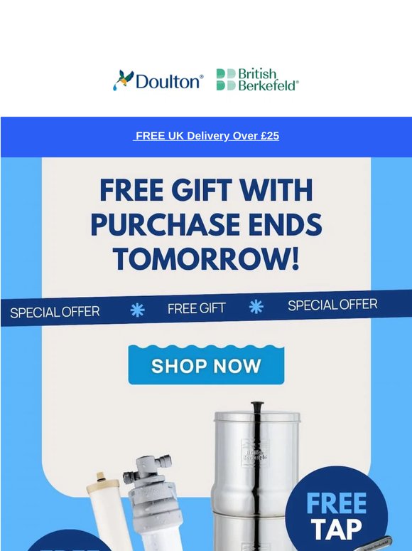 ⏰ Final Call | Free Gift Offer Ends Tomorrow!