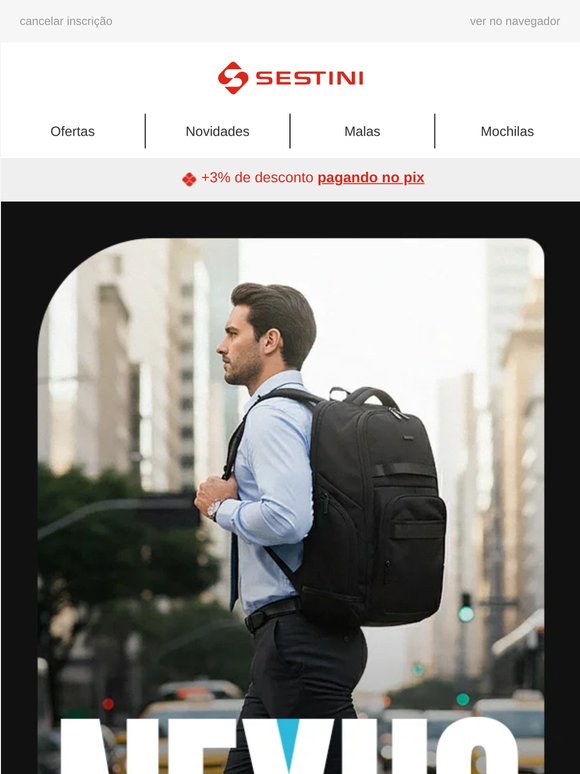 Mochilas NEXUS: A escolha de quem transforma rotina em performance. 👨‍💼👩🏽‍💼