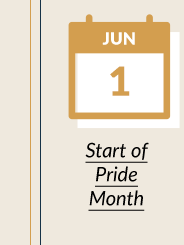Start of Pride Month