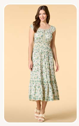 Shop Garden Walls Midi Dress
