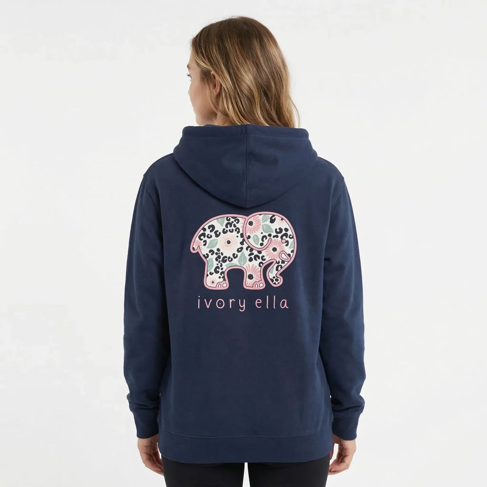 Image of Cheetah Florals Unisex Midweight Hoodie