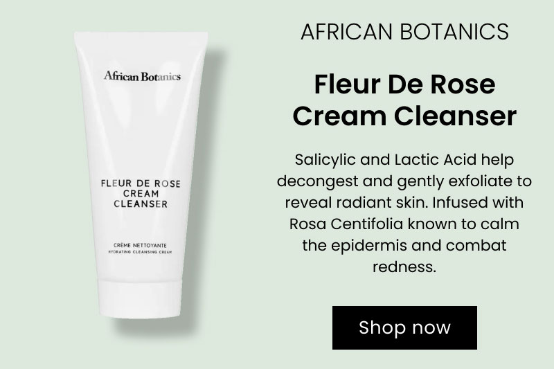 African Botanics Fleur De Rose Cream Cleanser 100ml