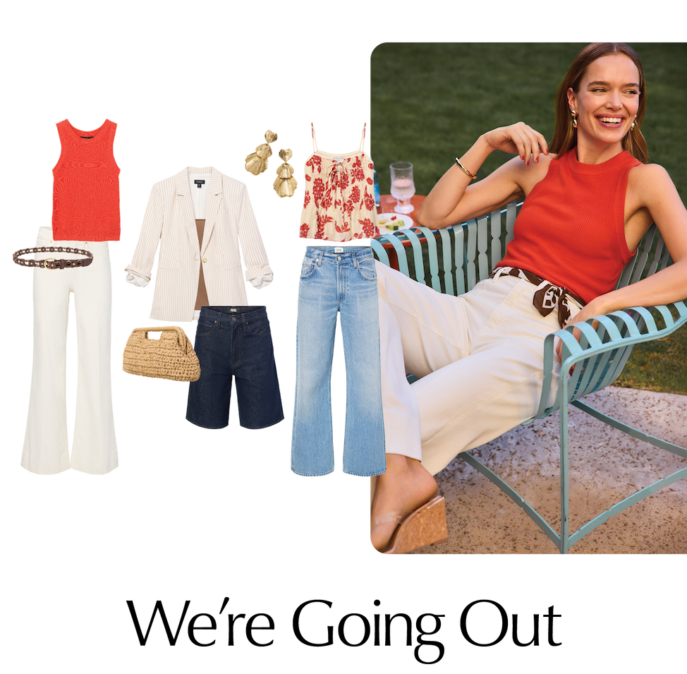 We're Going Out. Cutouts of themebox looks.