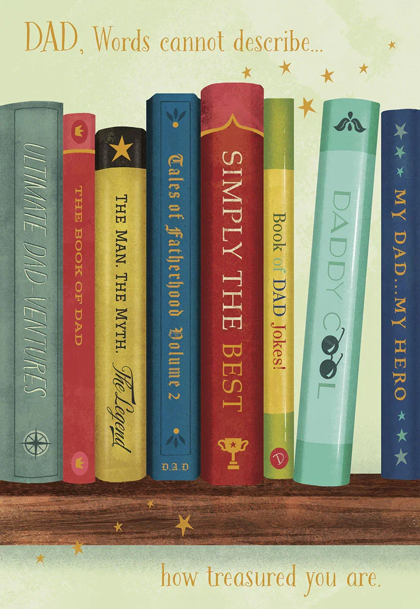 Image of Shelf of Sentiments | Heartfelt Father's Day Greeting Card