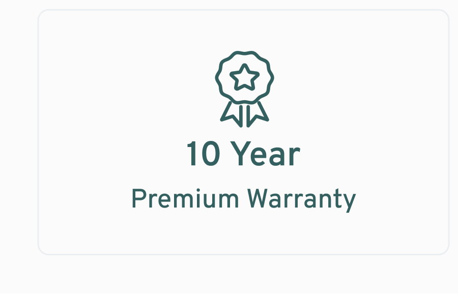 10 Year Warranty