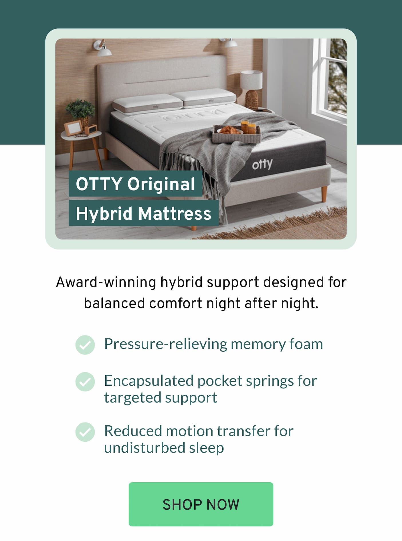 OTTY Original Hybrid Mattress