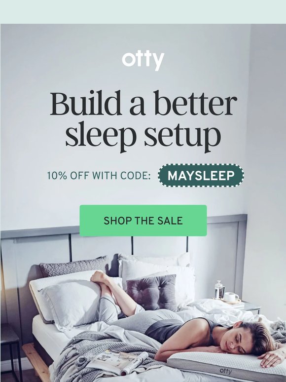 Save 10% On OTTY Hybrids & Pillows
