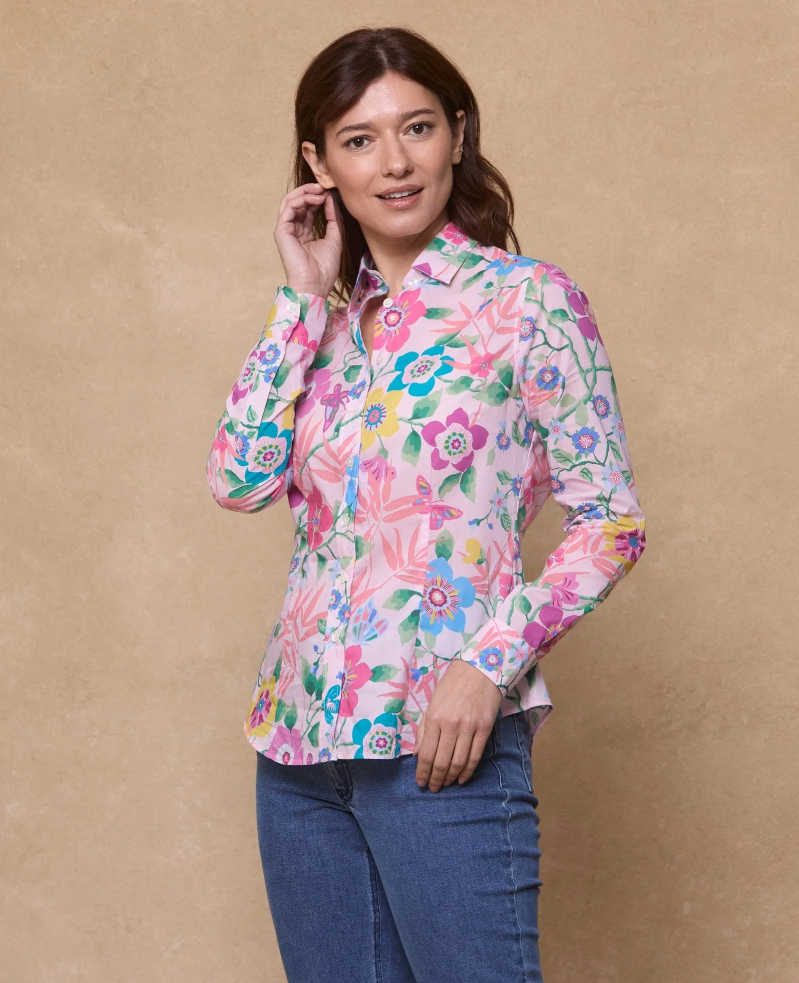 Image of Hannah Liberty Print Shirt - Pavillon