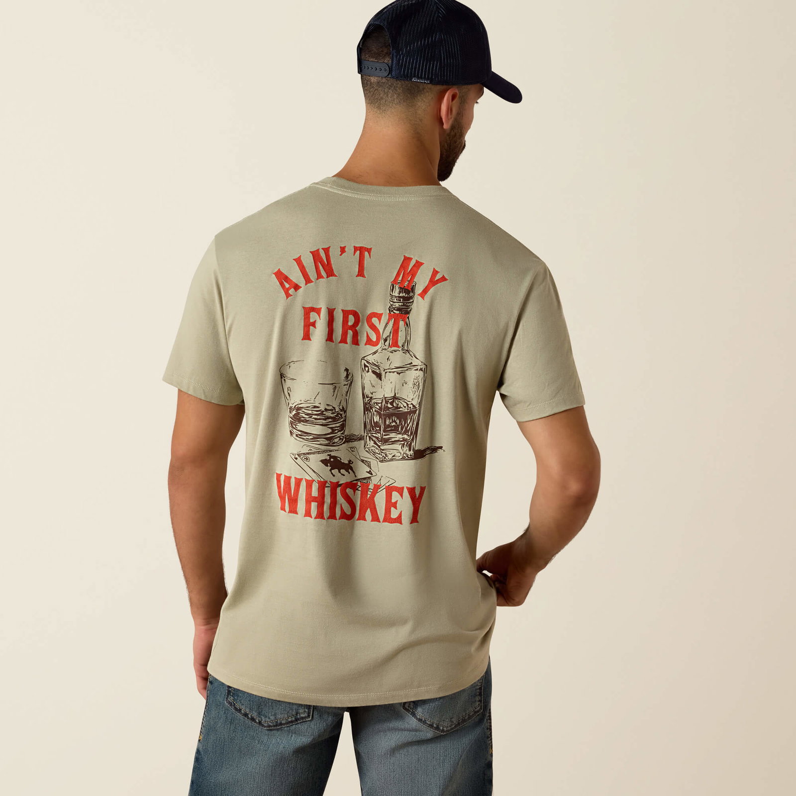 Men’s Ariat Whiskey Uno Classic Fit T-Shirt