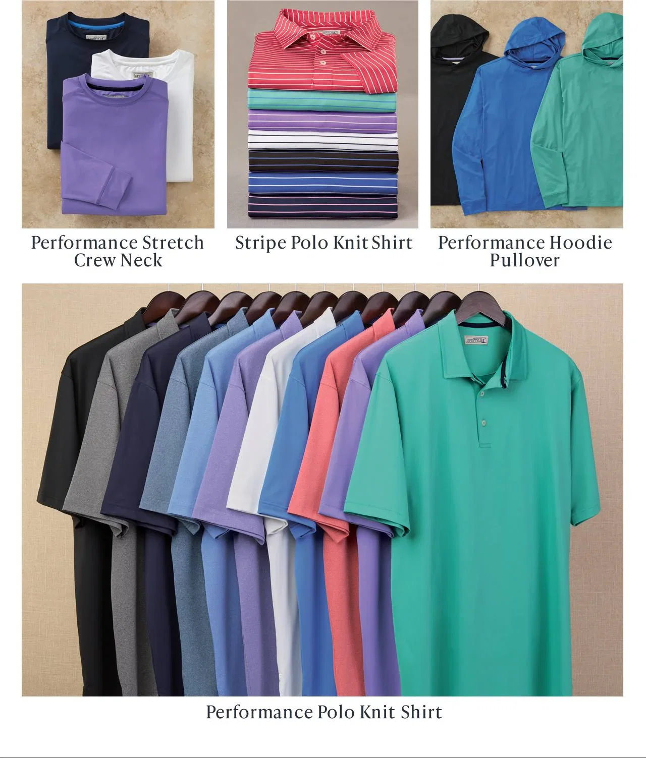 Select Westport Lifestyle shirts — tees, striped polo, and hoodies