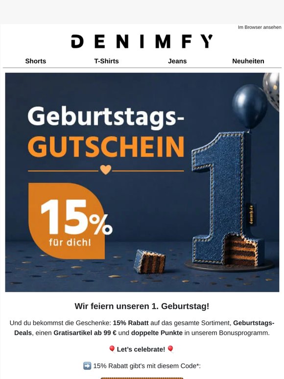🎉 Wir feiern & du wirst beschenkt!