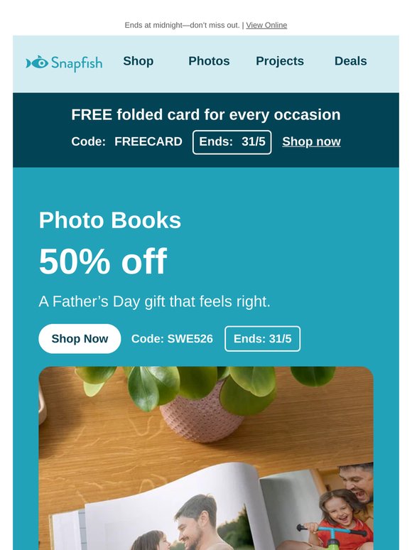 🎁 Get Dad’s gift early — save 50%