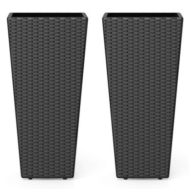 30" Tall Modern Planter Set (2-Pack)