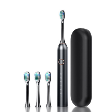 Electric Toothbrush With 4 Brush Heads