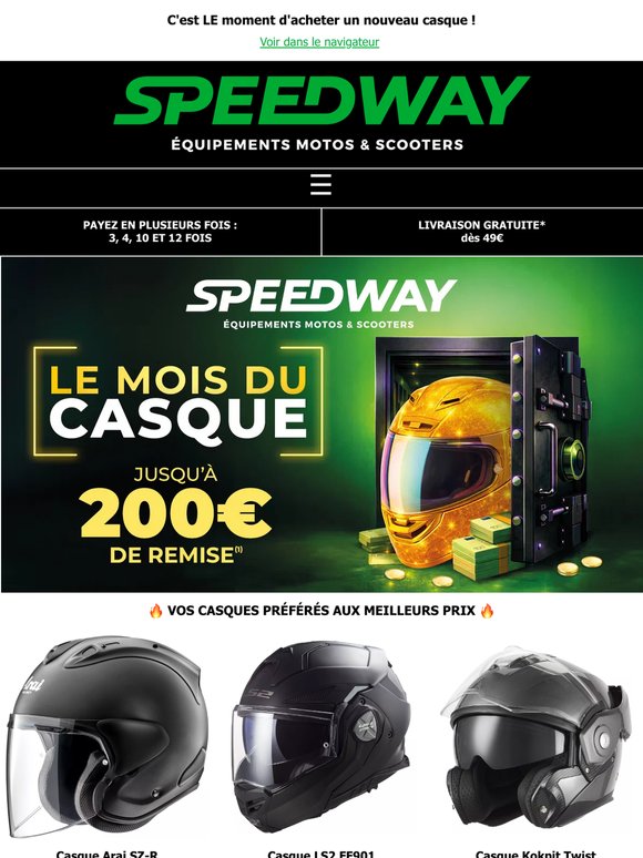 Mois du Casque 🎁 Jusqu'à 200€ de Remise !