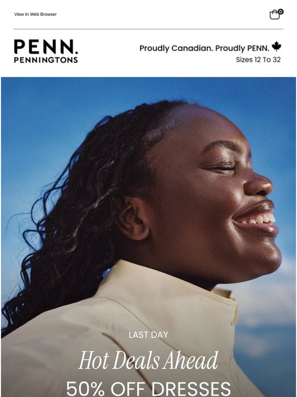 LAST DAY: 50% OFF Dresses & Active
