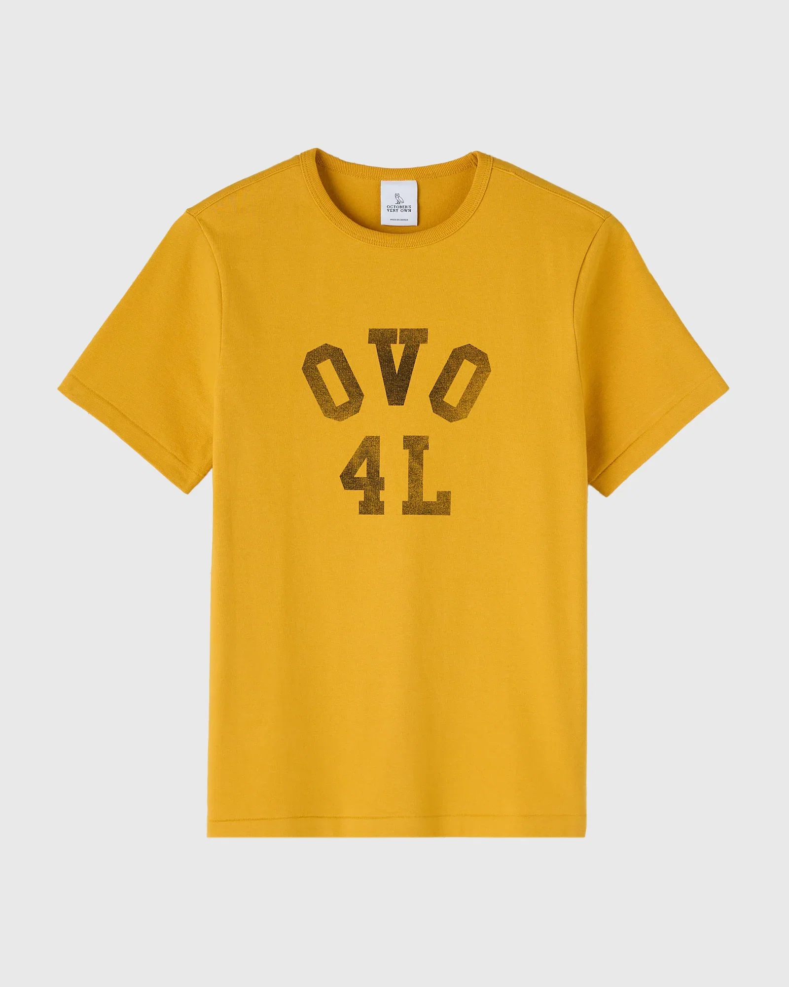 Image of OVO4L Ladder Stitch Tee - Alphonso Mango