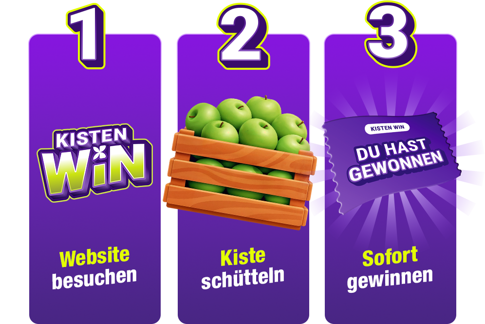Kisten Win von Apfelkiste – so einfach funktionierts