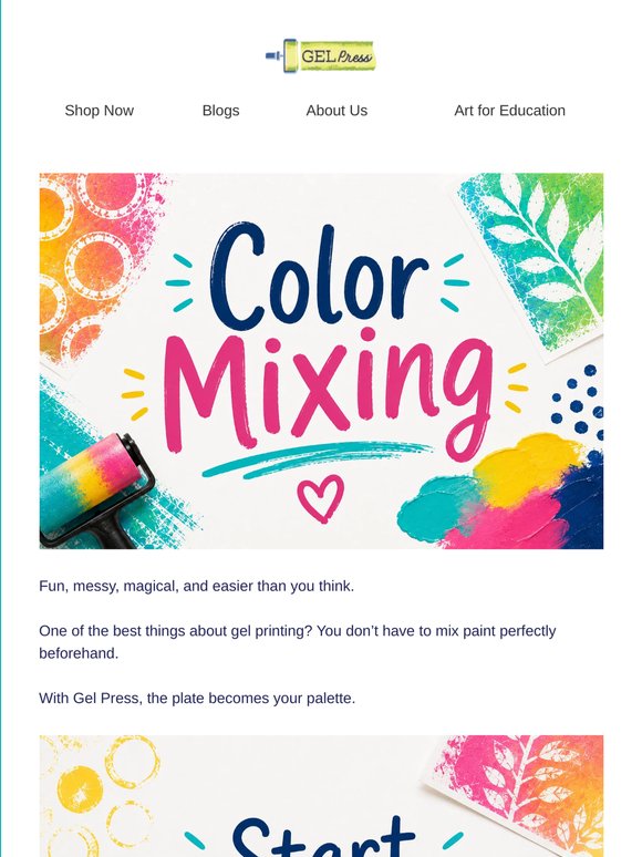 🌈 Color Mixing on the Plate: A Beginner’s Guide