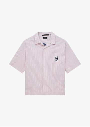 EFFECT DINER SS SHIRT QUARTZ STRIPE