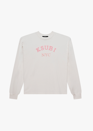 LAYBEL EKCESS LS TEE TRU WHITE