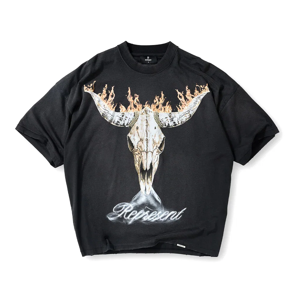 Image of Represent British Cowboys SS Tee - Stained Black